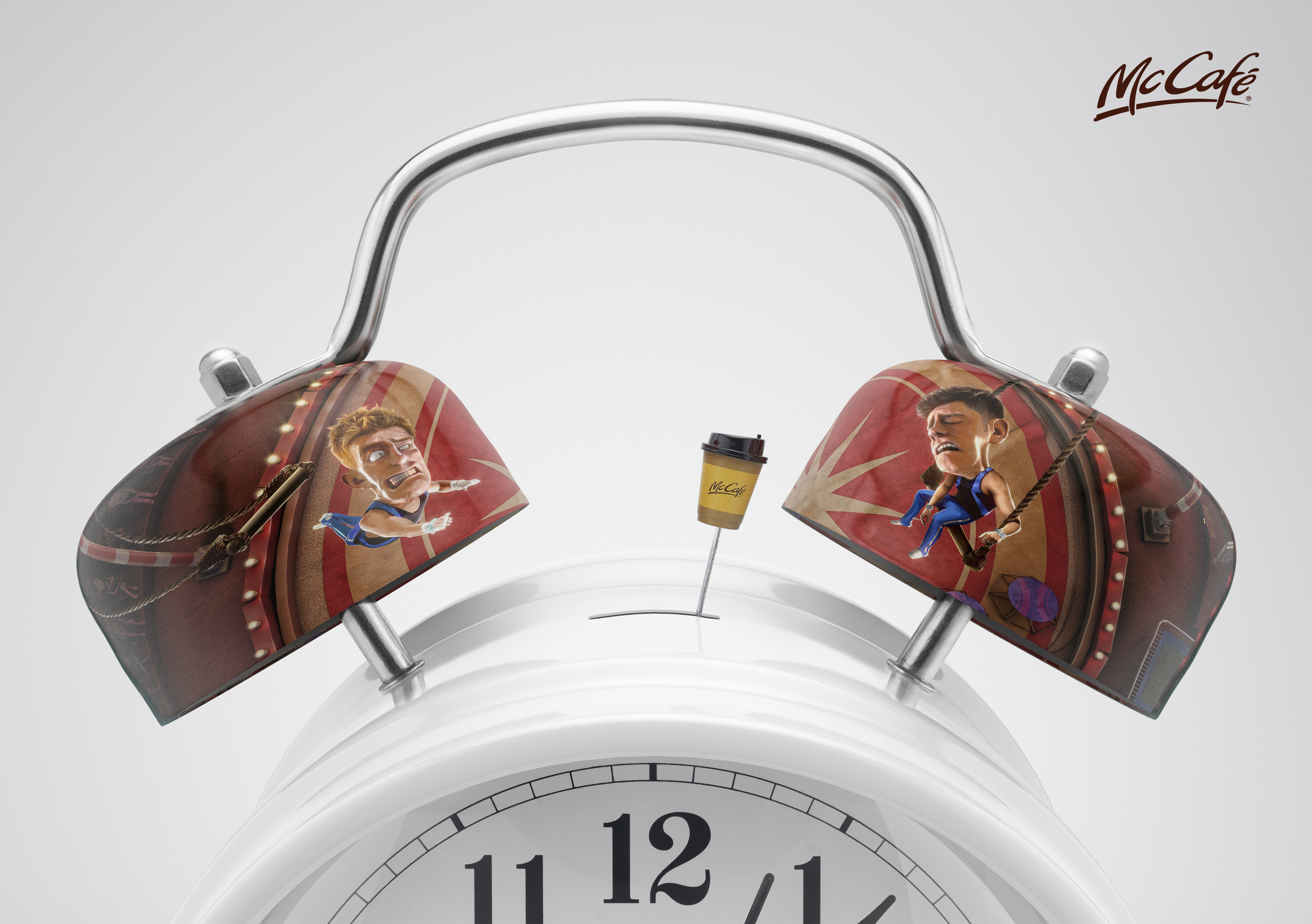 McCafé Print Advert By Y&R Alarm Clock, 1 Ads of the World™
