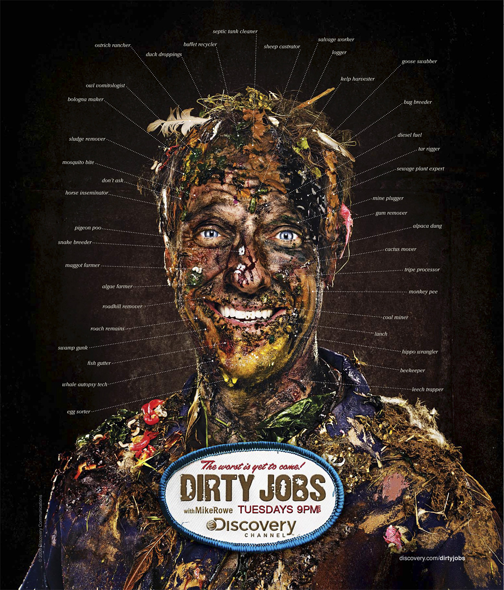 Discovery Channel Print Advert By RPA, Discovery Communications Dirty