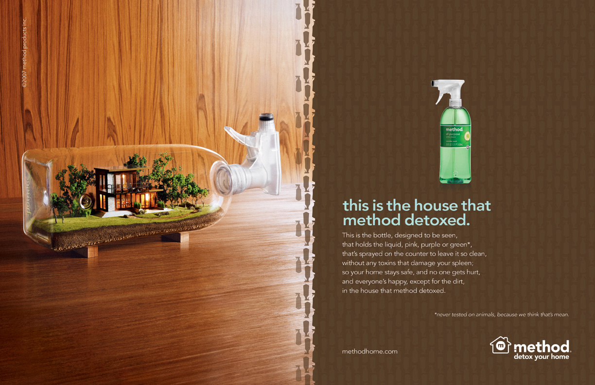 Method Print Advert By TBWA Detox your home, 3 Ads of the World™