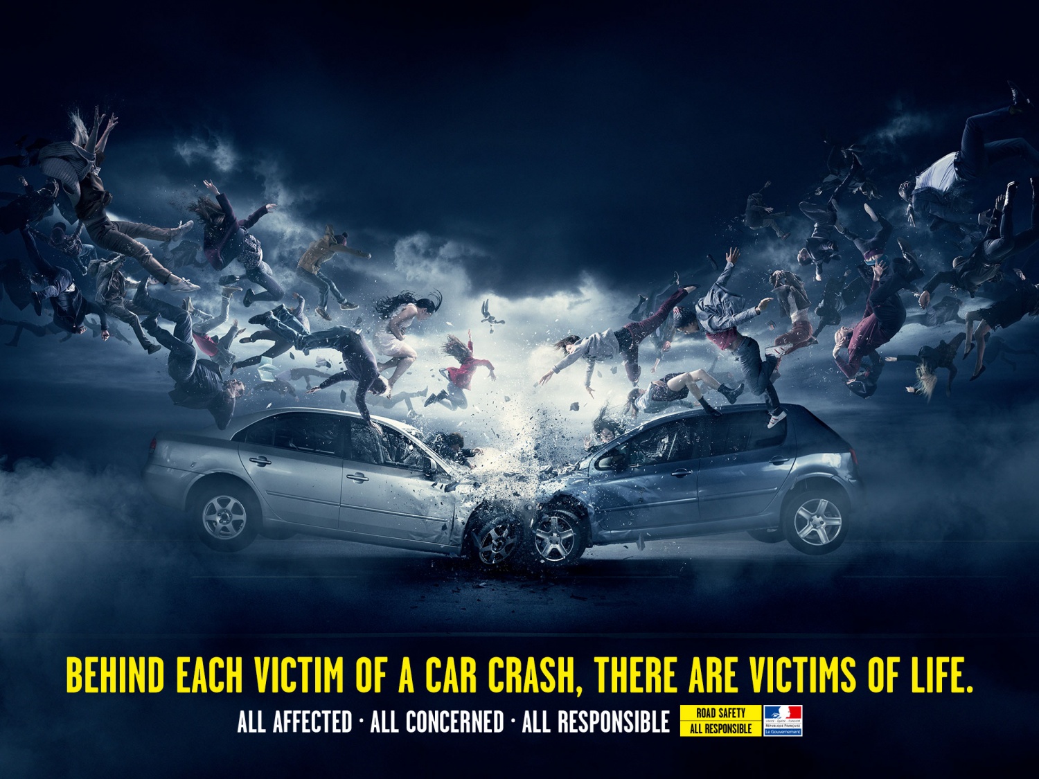 French Road Safety Print Advert By La Chose Shockwave Ads of the World™