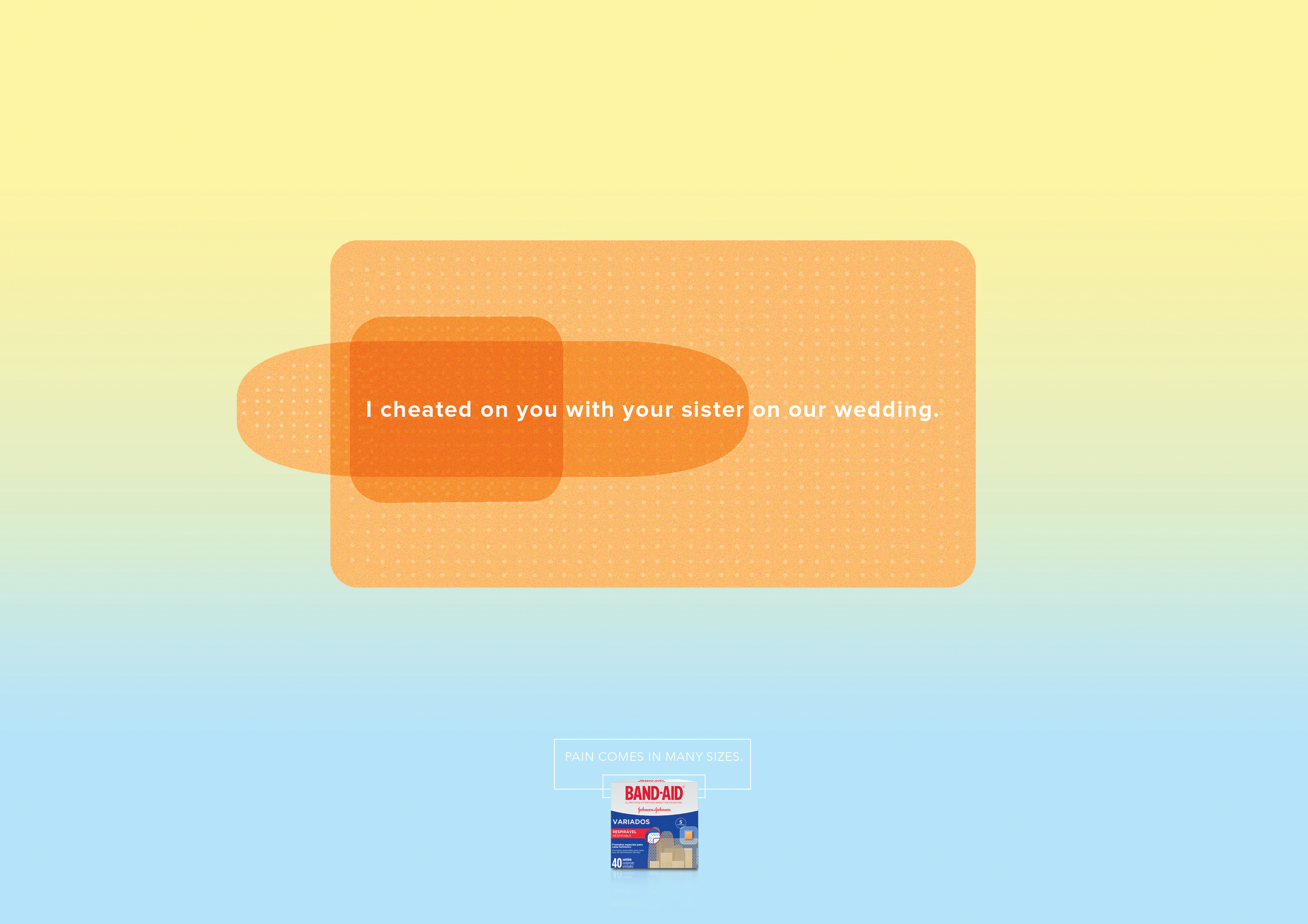 band aid print advert by jwt cheater ads of the world