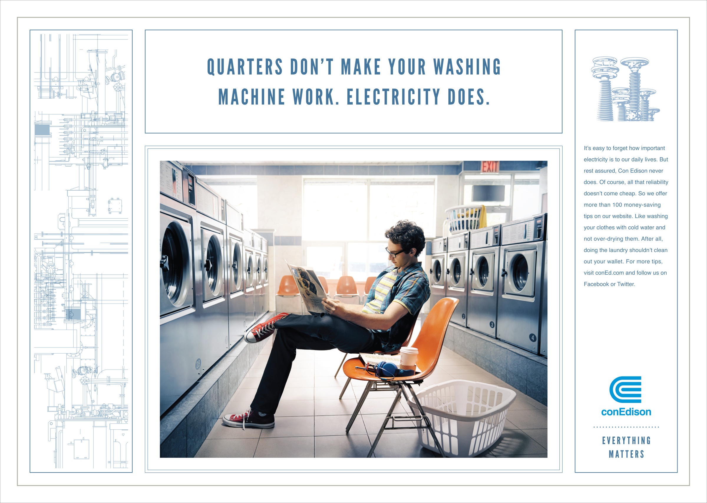 Con Edison Print Advert By The Gate Worldwide Laundry Ads of the World™