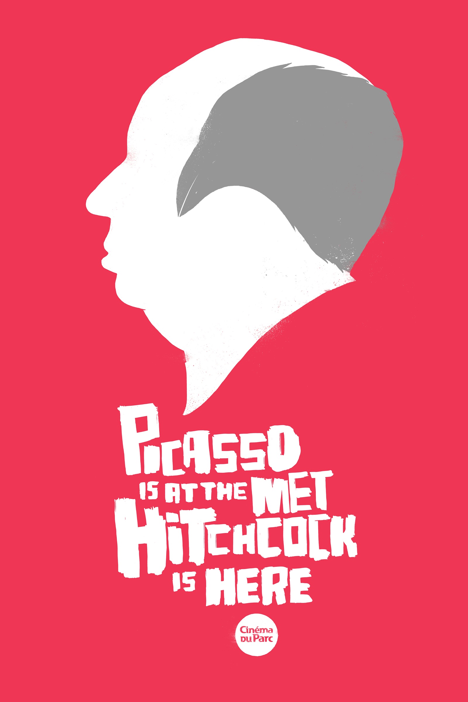 Cinema du Parc Print Advert By Les Évadés Hitchcock Ads of the World™