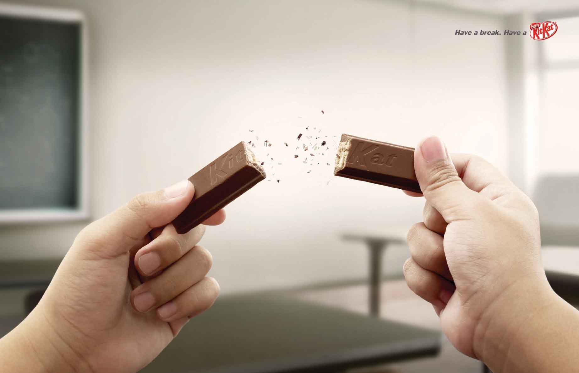 Kit Kat Print Advert By JWT School Ads of the World™