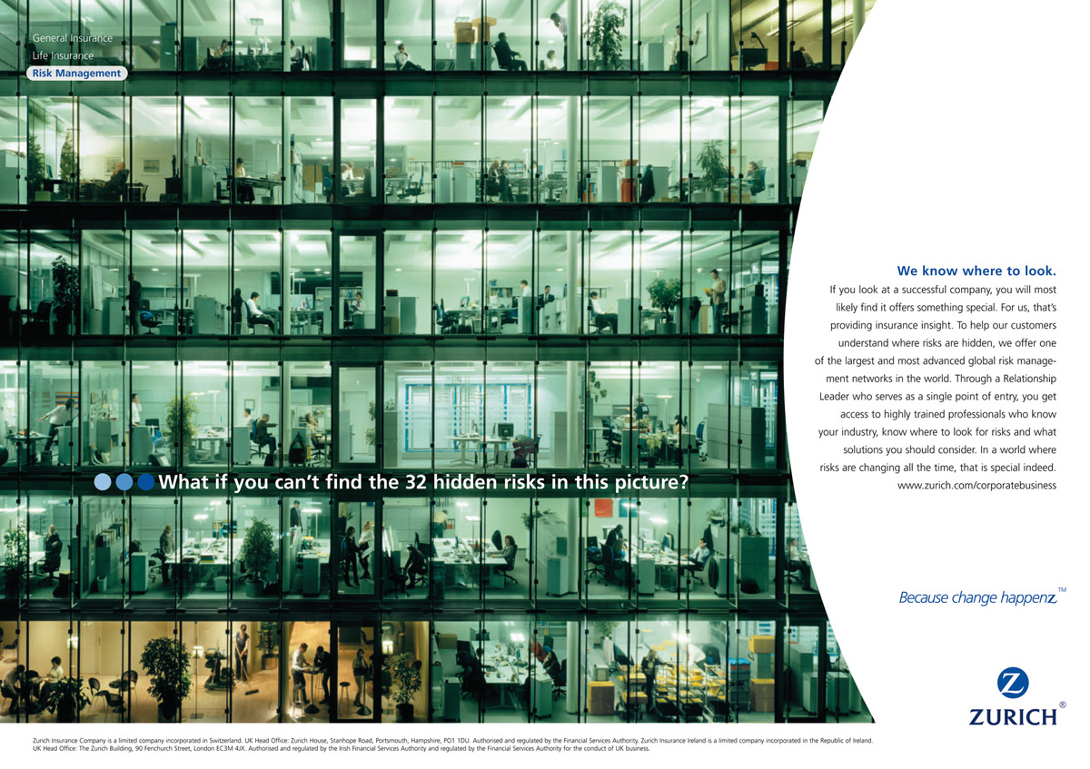 Zurich Print Advert By Publicis Office Ads of the World™