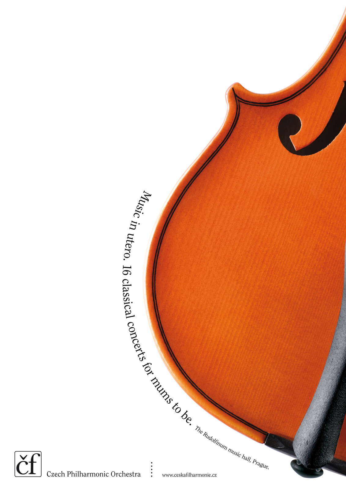 Czech Philharmonic Orchestra Print Advert By Euro RSCG Violin Ads of