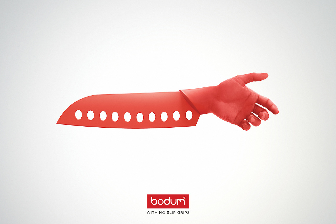 Bodum Print Advert By DM9 JaymeSyfu Knife Ads of the World™
