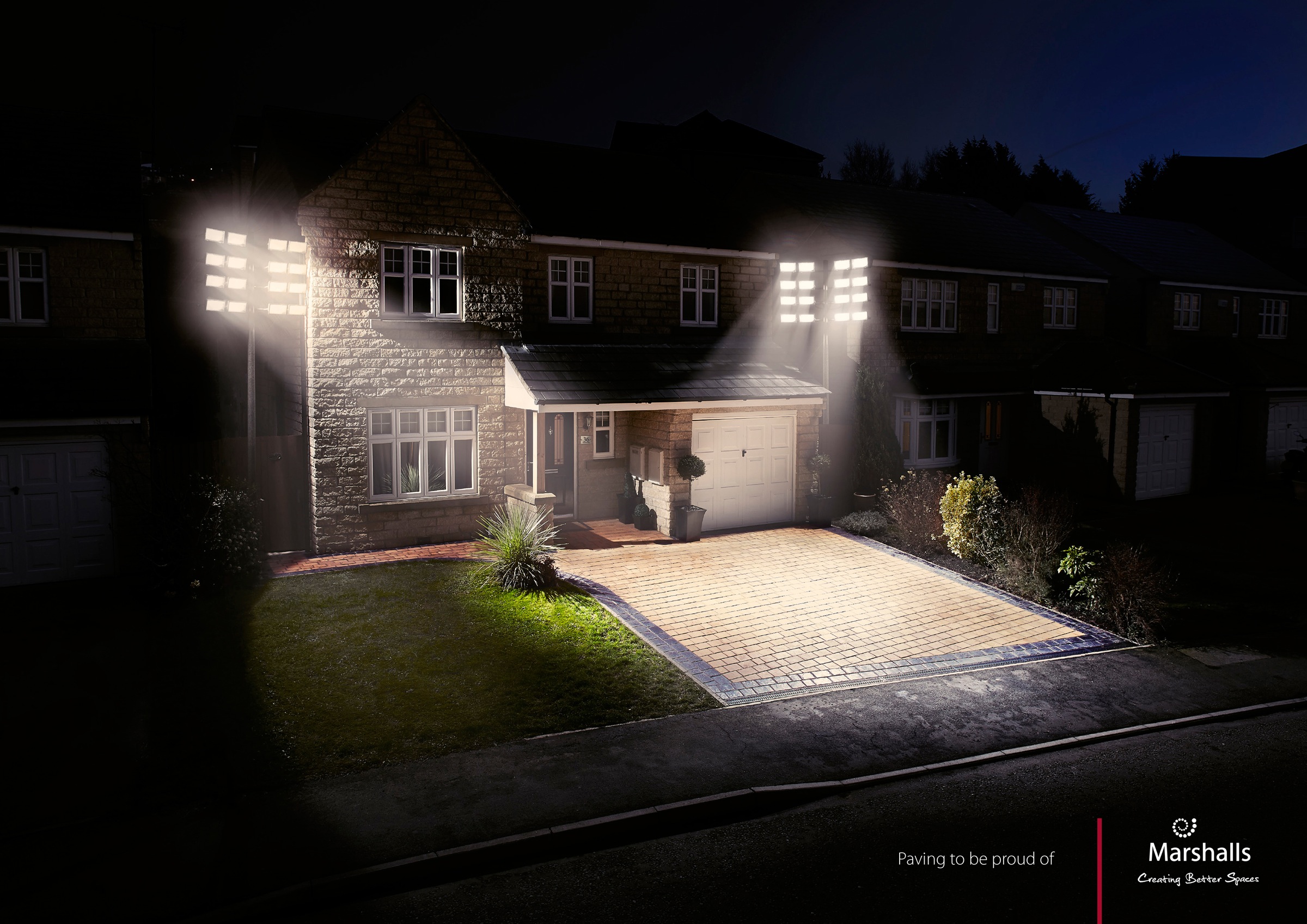 Marshalls Print Advert By Gyro Floodlights Ads of the