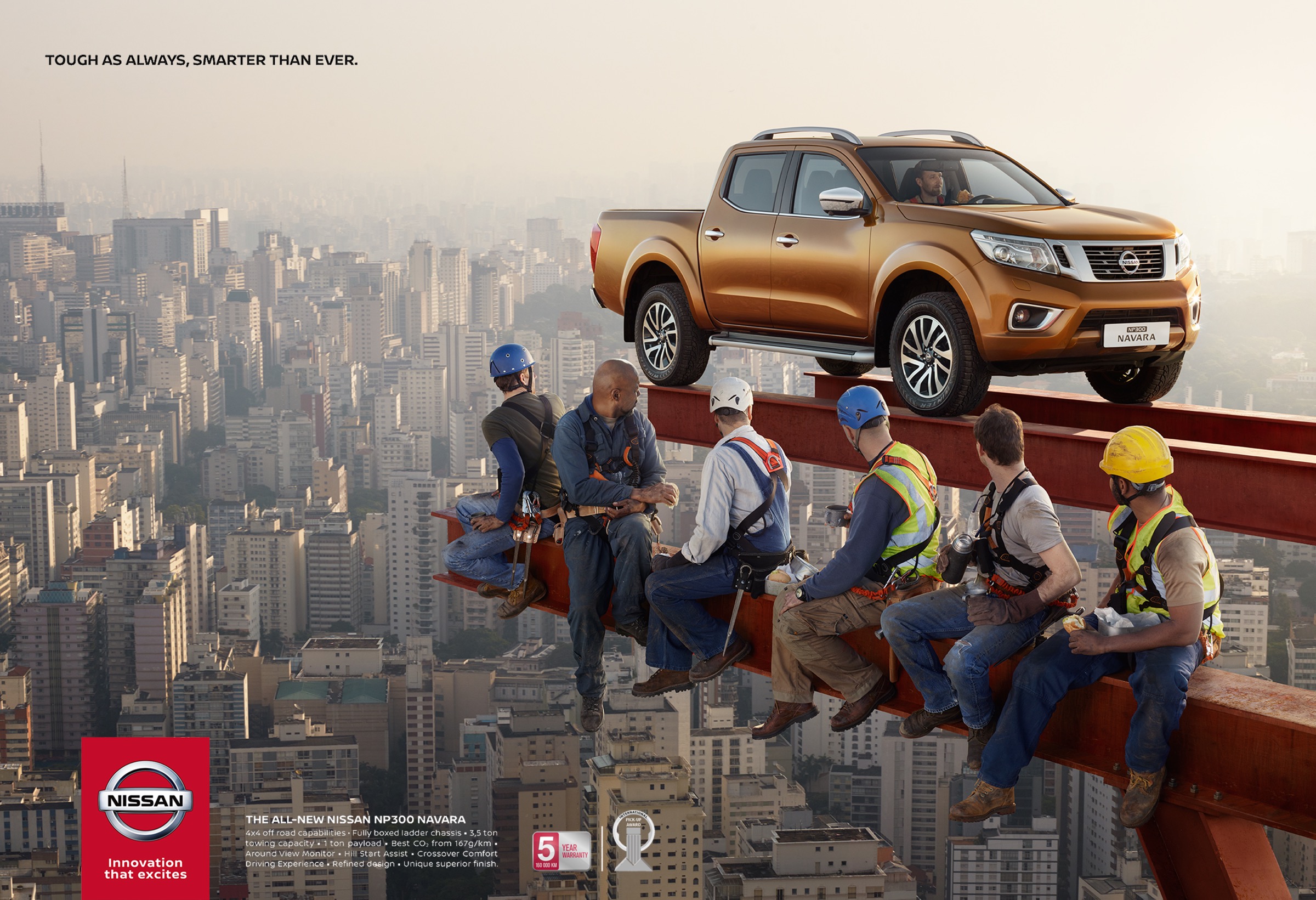 Nissan Print Advert By TBWA: Navara lunch break | Ads of the World™