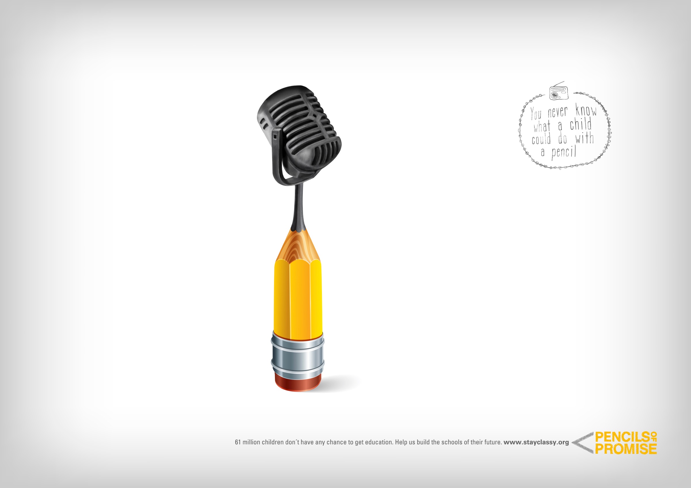 Pencils of Promise Print Advert By Labstore Pencil, 1 Ads of the World™