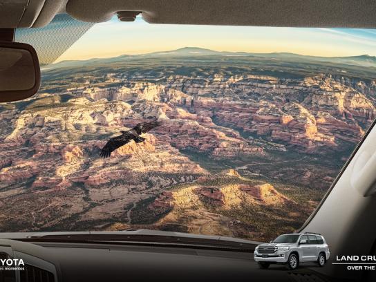 Toyota Print Ad - Over The Top, 1