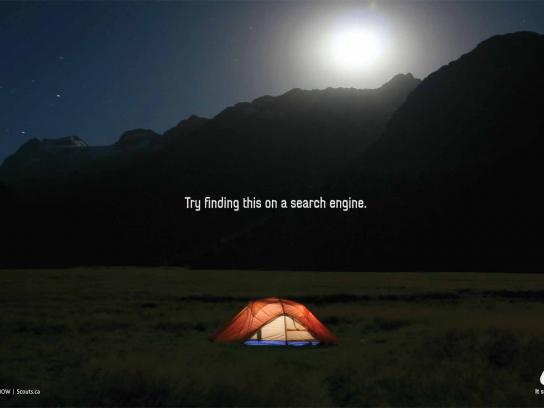 Boy Scouts Print Ad -  Search engine