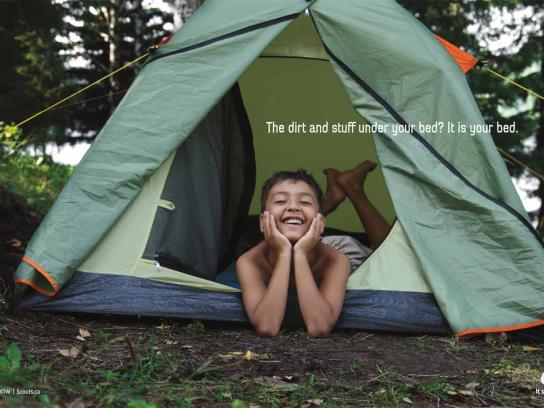 Boy Scouts Print Ad -  It is your bed