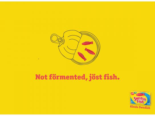 Swedish Fish Print Ad - Kinda Swedish, 1 
