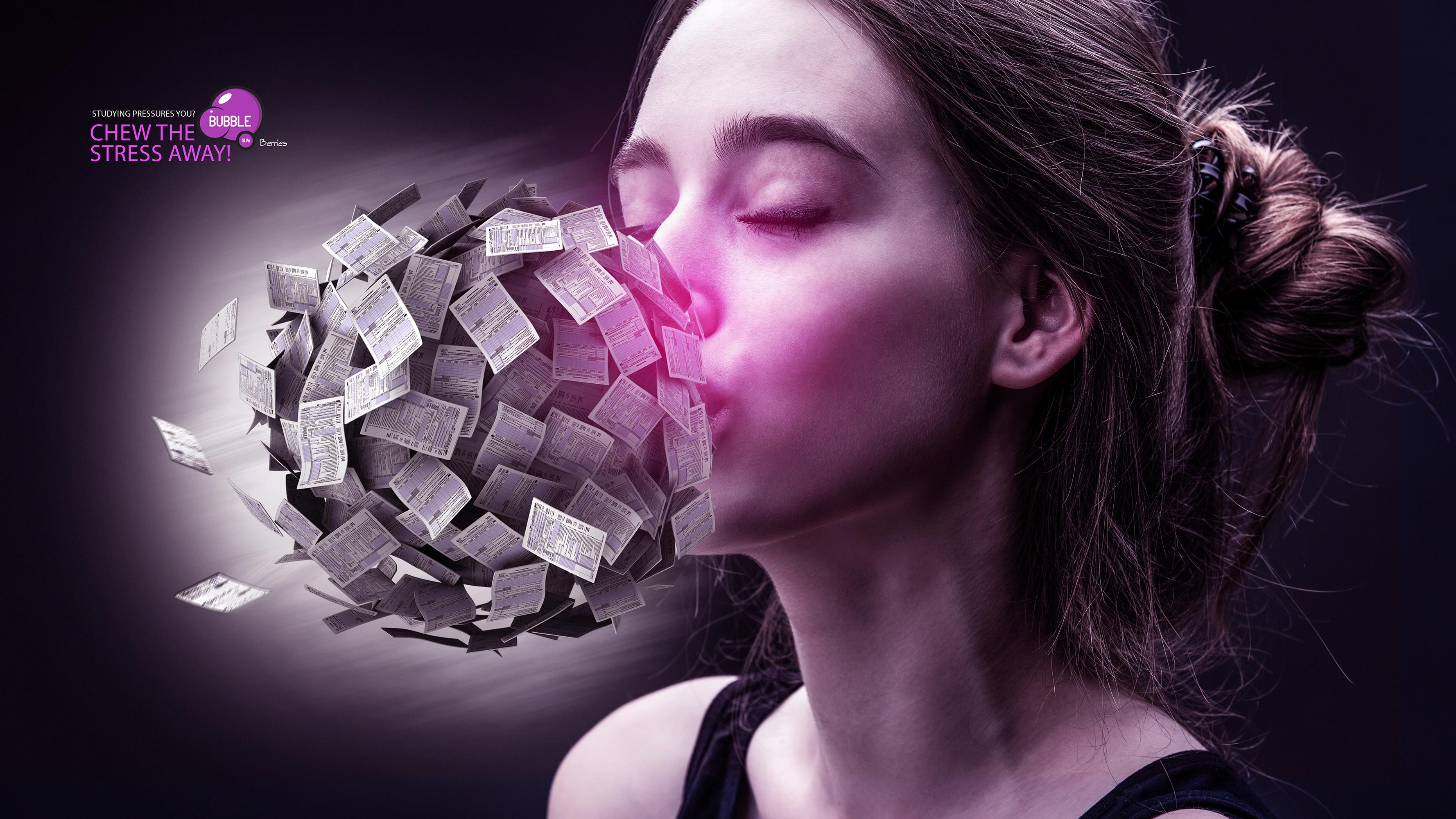 Bubble Gum Print Advert By Nabaroski Studying Ads of the World™