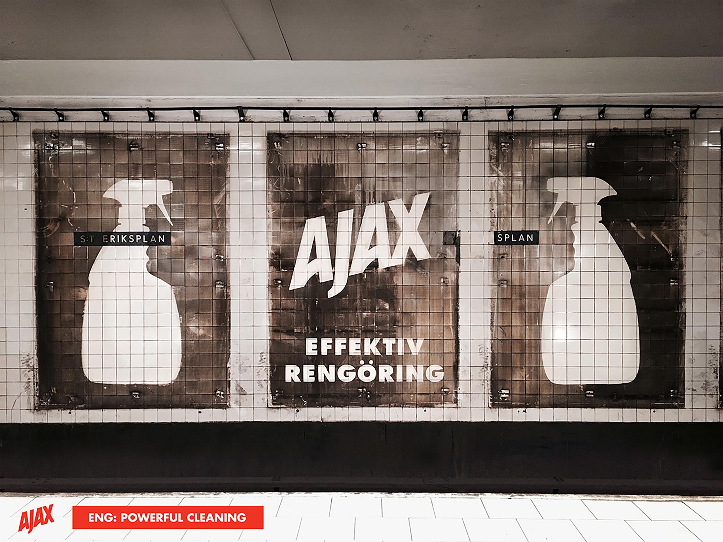 Ajax Ambient Advert By BBDO Stronger Than Dirt Ads of the World™