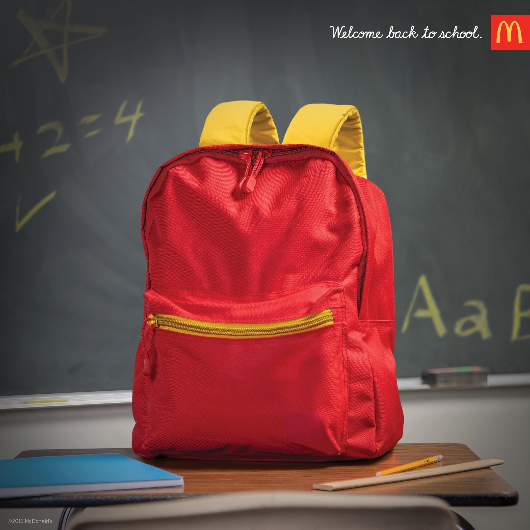 McDonald's Print Advert By Moroch Backpack Ads of the World™