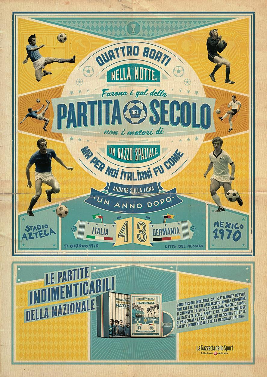 La Gazzetta dello Sport Print Advert By TBWA The matches