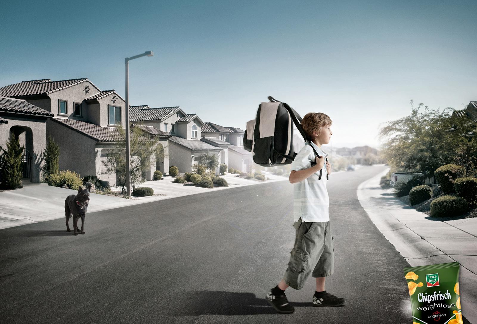 Chipsfrisch Print Advert By TBWA Backpack Ads of the World™