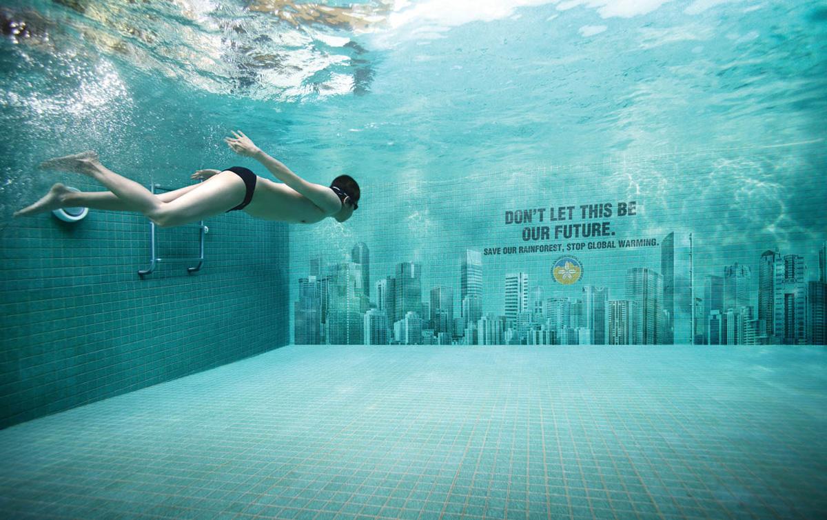 Ambient Advert By Swimming pool Ads of the World™