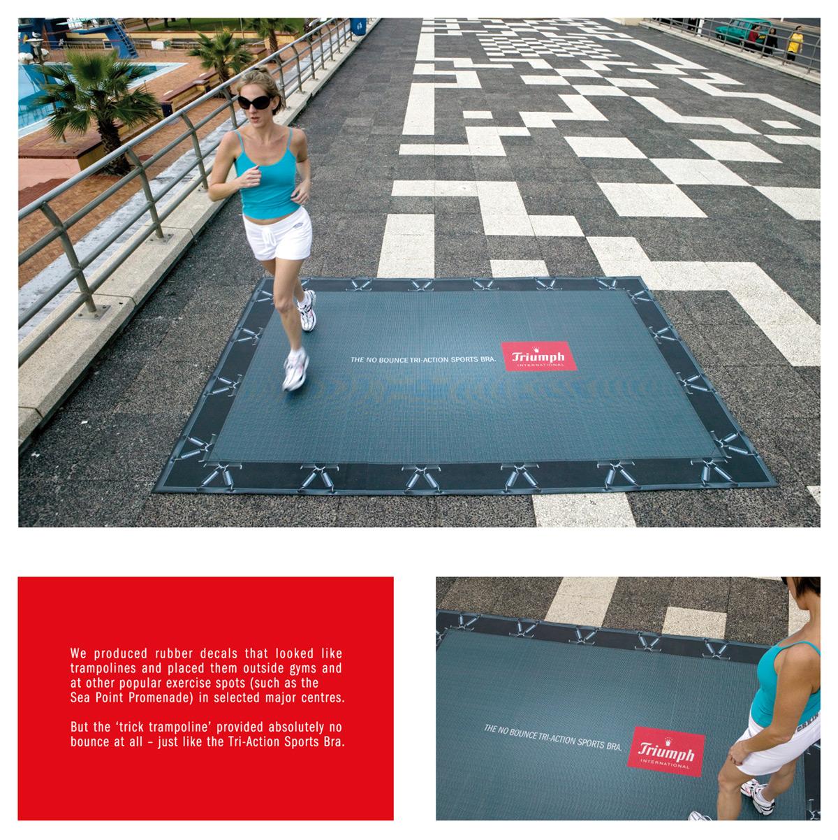 Ambient Advert By Trampoline Ads of the World™