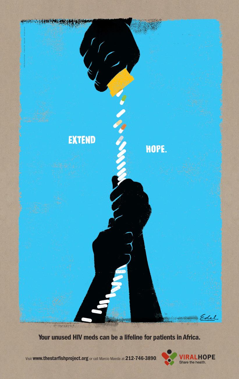 Viral Hope Print Advert By Cline Davis and Mann Rope Ads of the World™