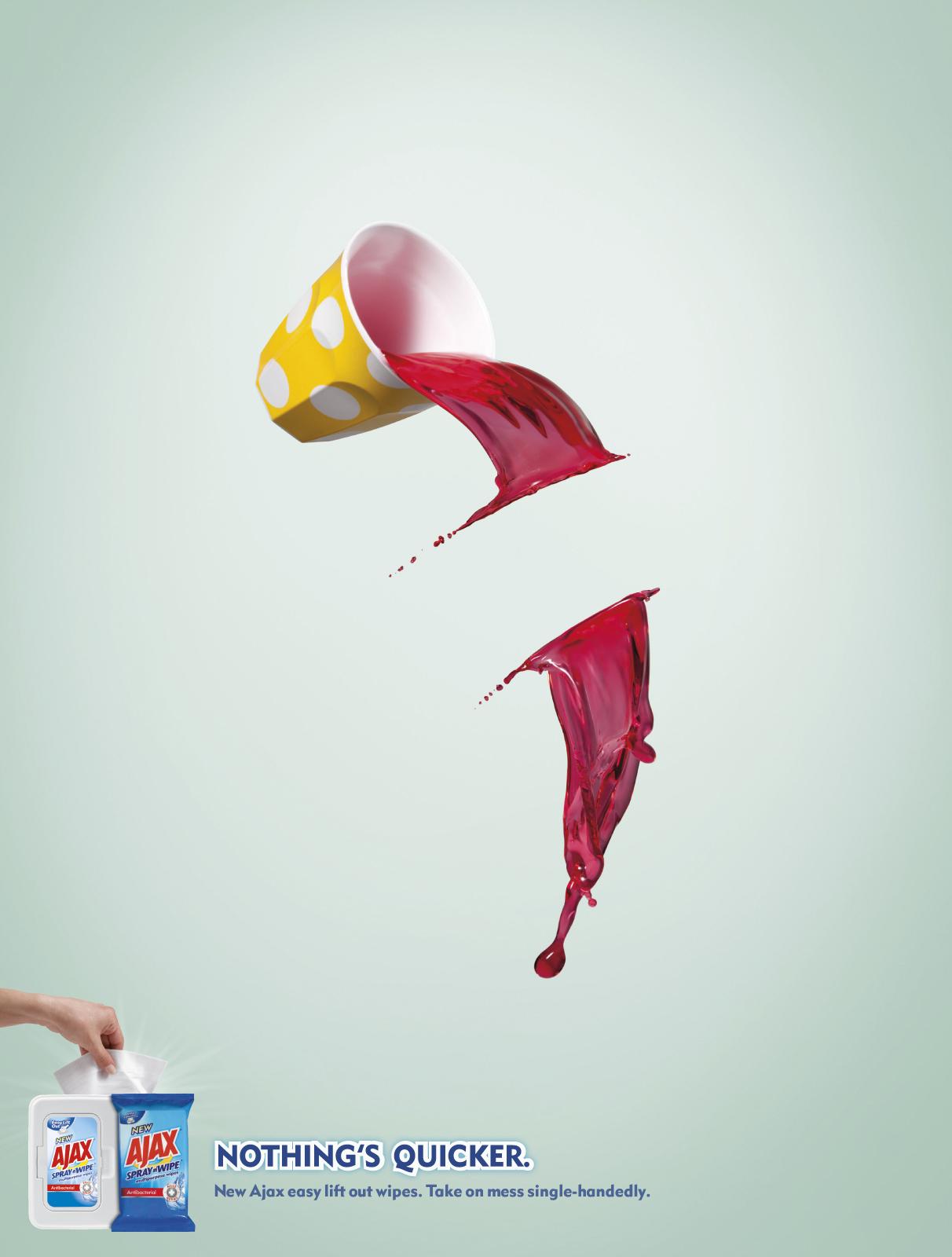 Ajax Print Advert By Y&R: Juice | Ads of the World™