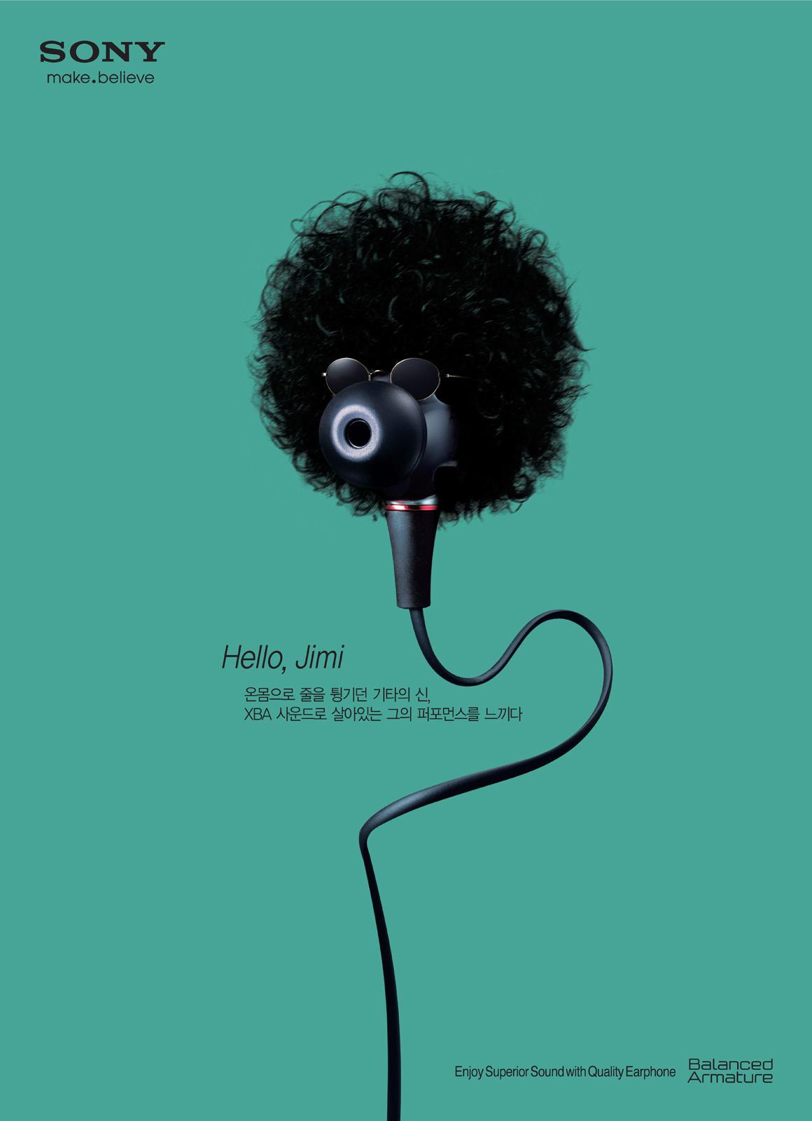 Sony Print Advert By Publicis Jimi Hendrix Ads of the World™