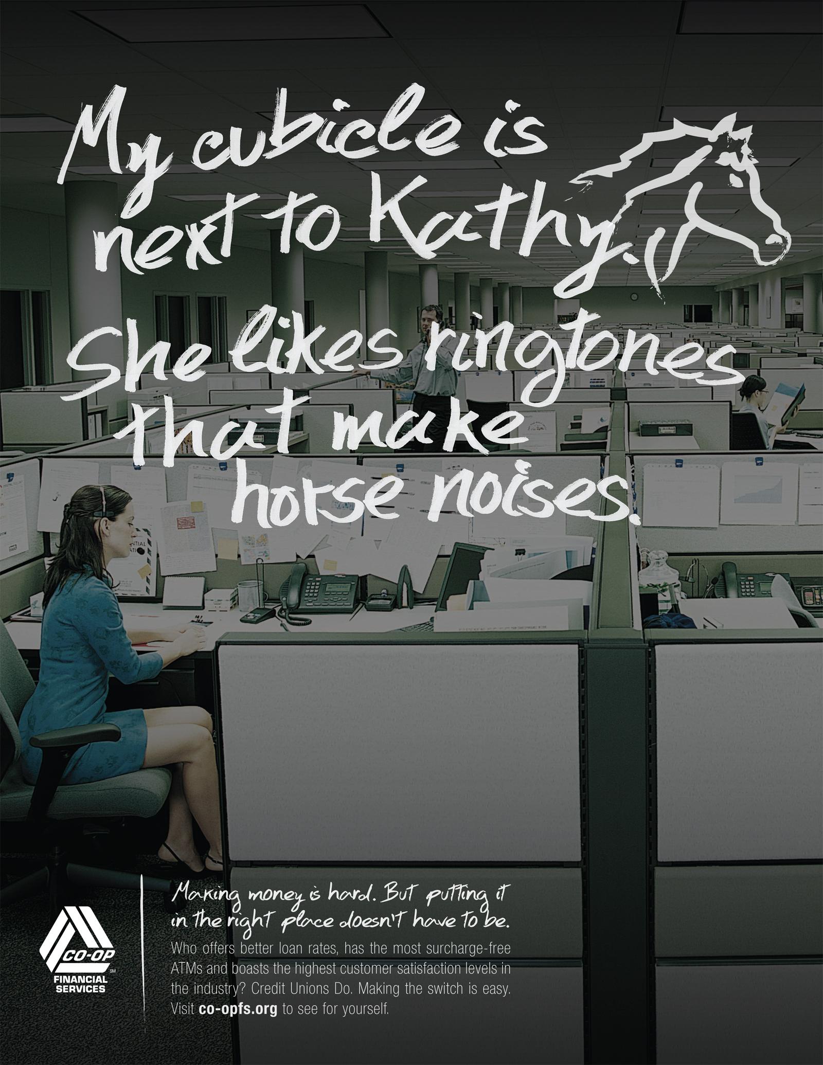 COOP Financial Services Print Advert By O'Leary and Partners Ringtone