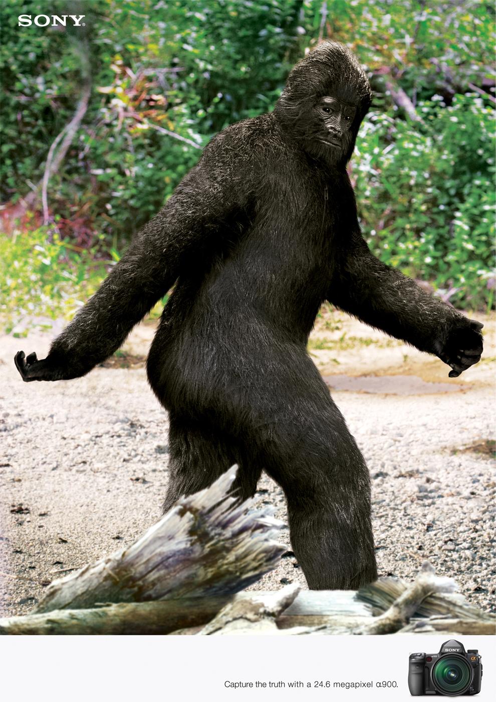 Sony Print Advert By Sparkfury: Bigfoot | Ads of the World™