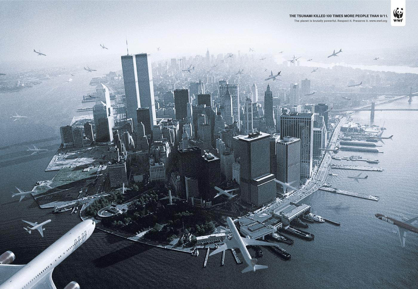 WWF Print Ad -  Tsunami