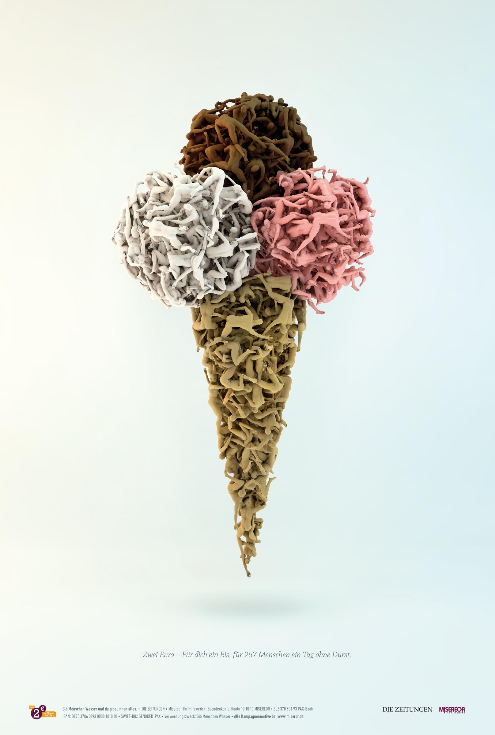 Misereor Print Advert By Grey Ice cream Ads of the World™