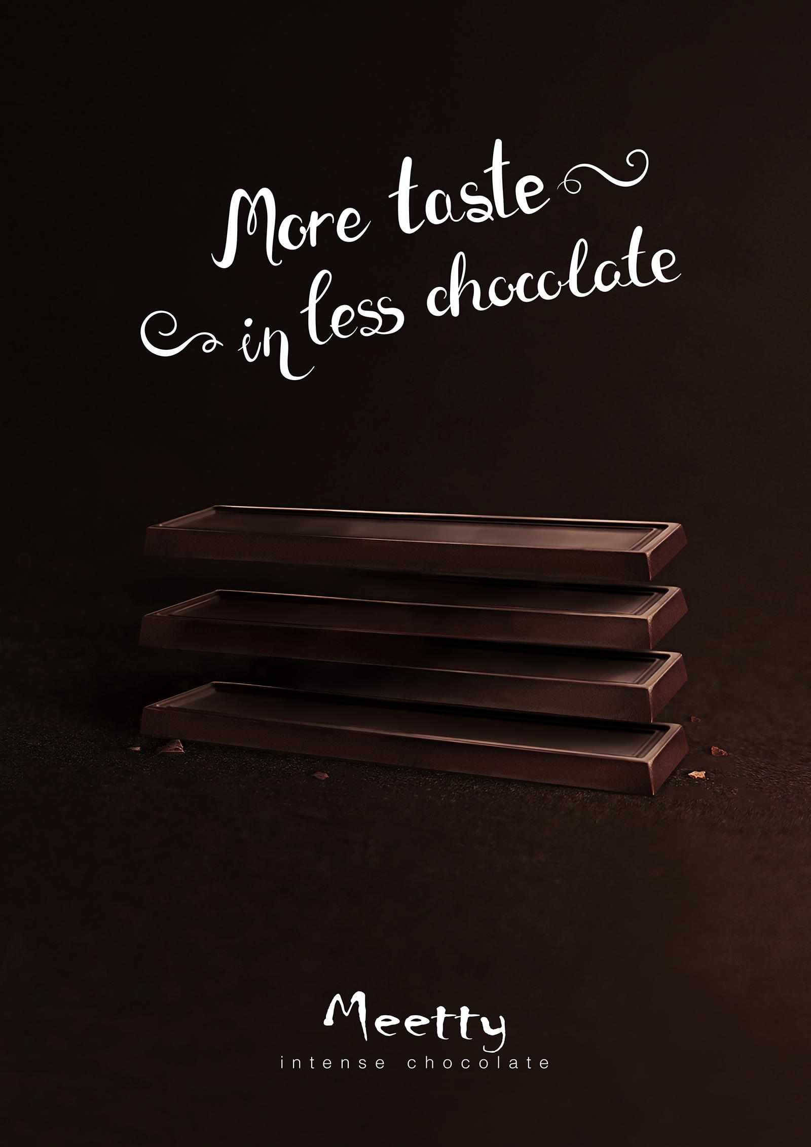 Meetty Print Advert By DDB Intense Chocolate Ads of the World™