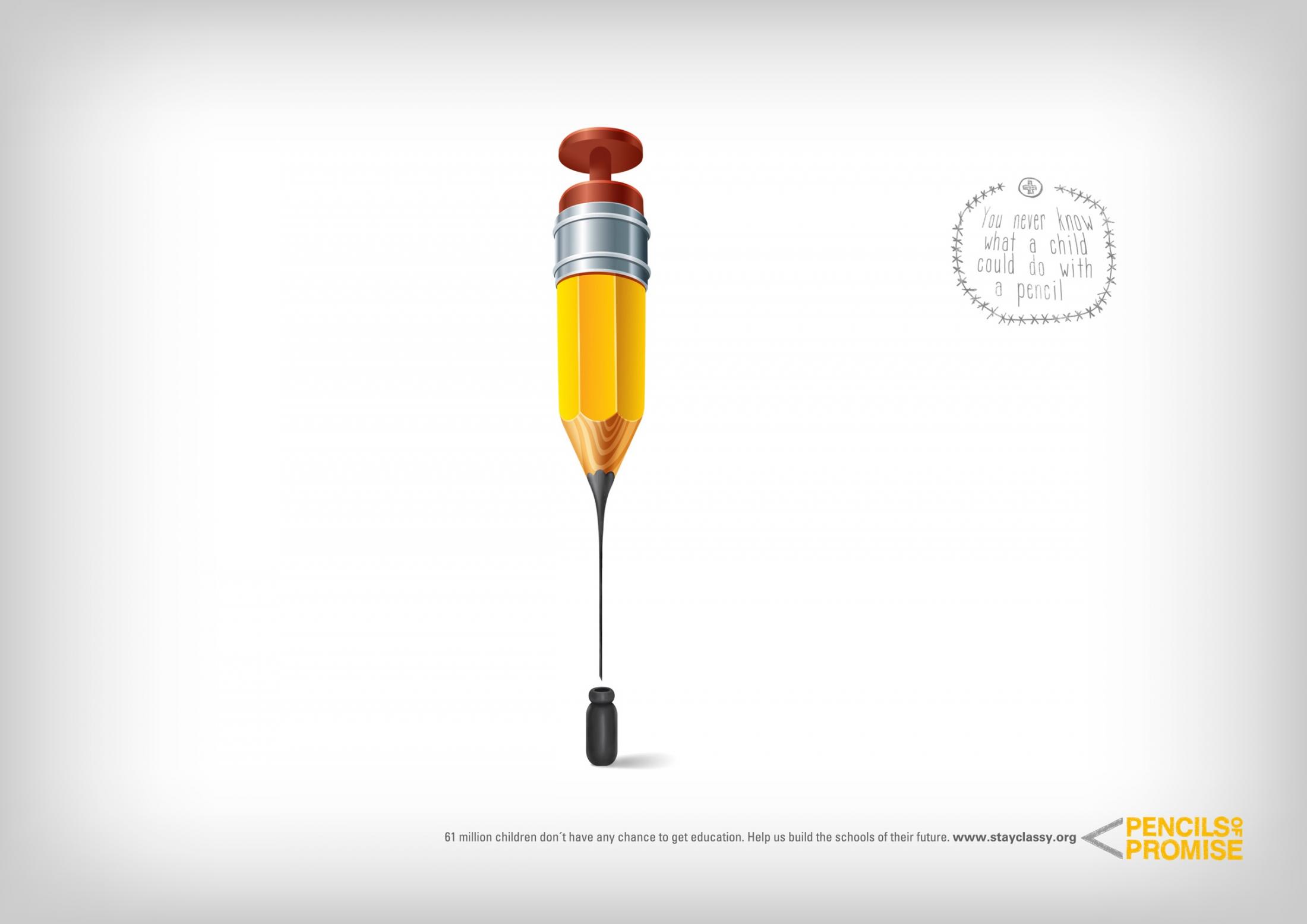 Pencils of Promise Print Advert By Labstore Pencil, 2 Ads of the World™