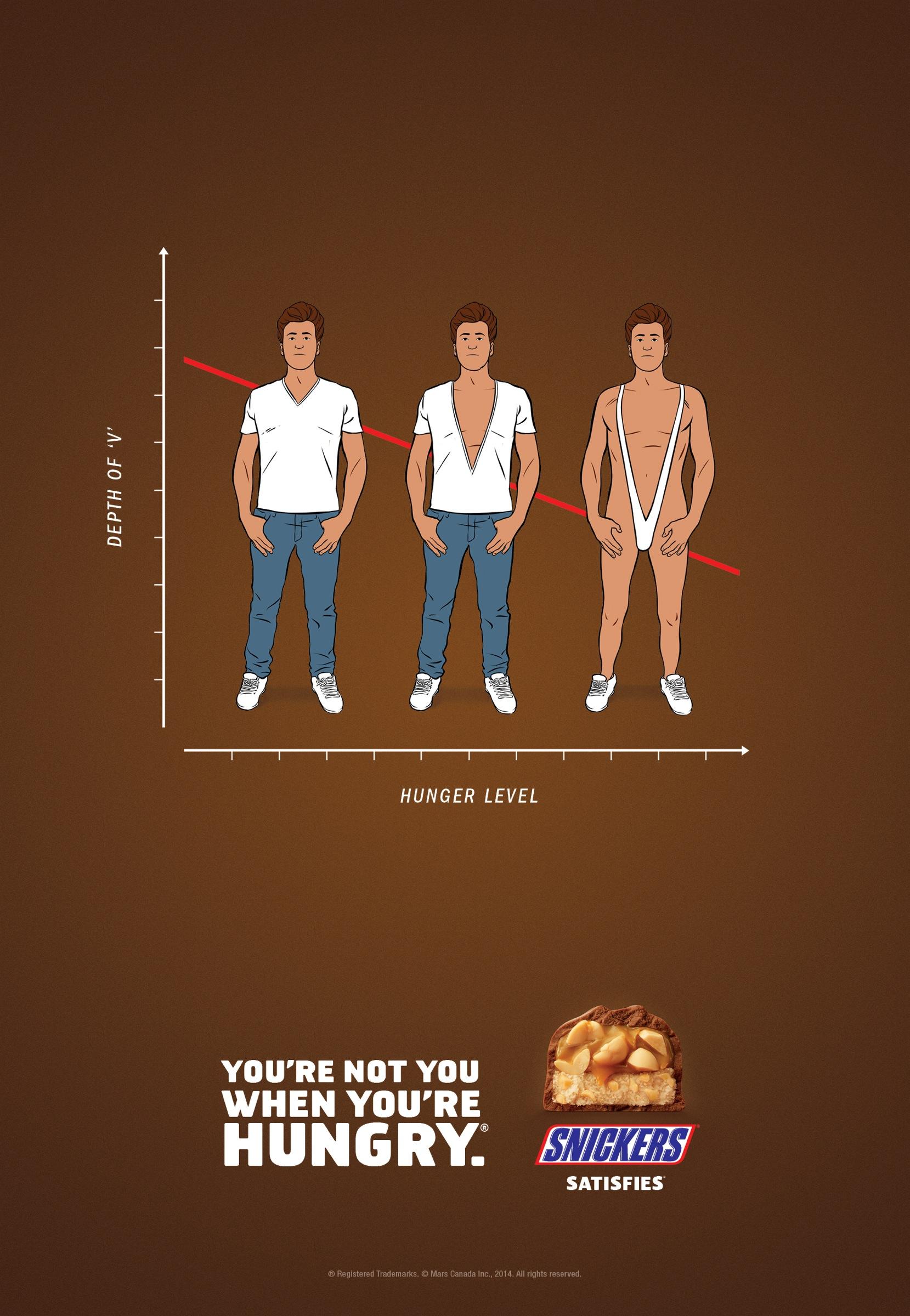 snickers ad Snickers Outdoor Advert By BBDO: Deep-V | Ads of the World™ snickers ad Snickers Outdoor Advert By BBDO: Deep-V | Ads of the World™