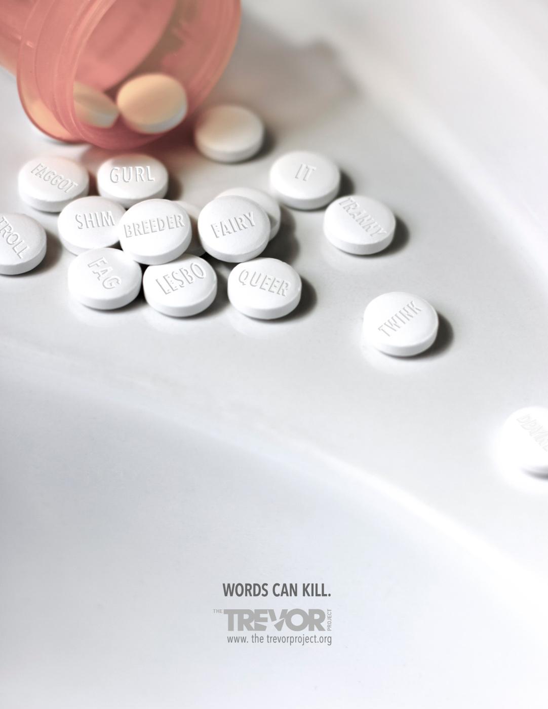 The Trevor Project Print Advert By Miami Ad School Pills Ads Of The 