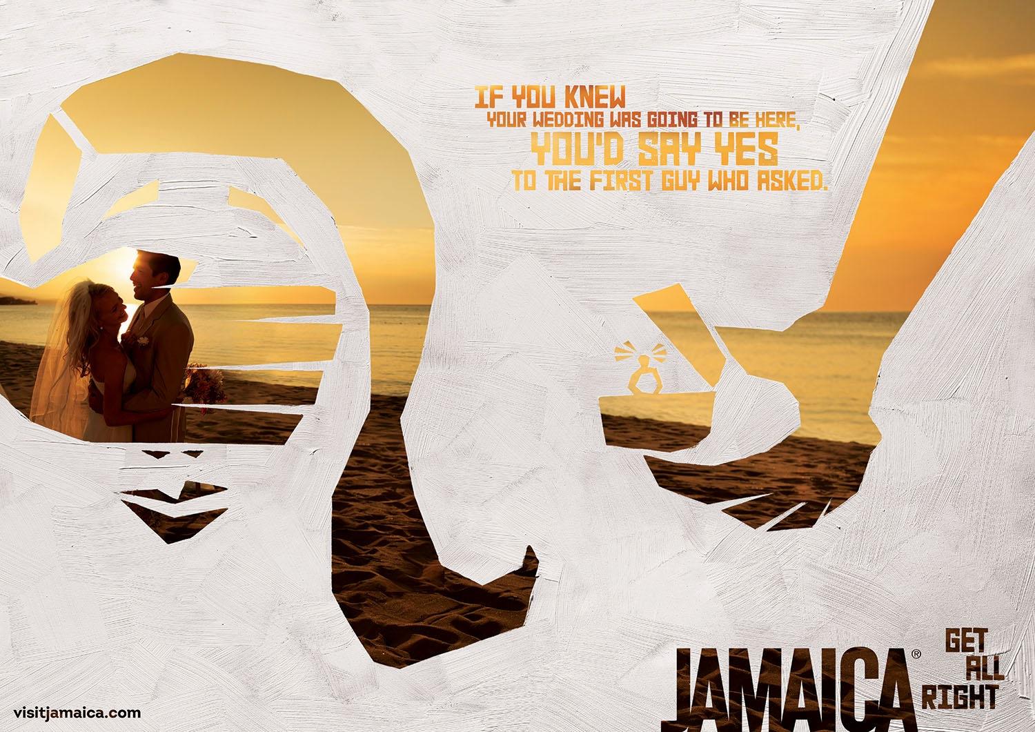 Jamaica Tourist Board Print Advert By FCB Wedding Ads of the World™