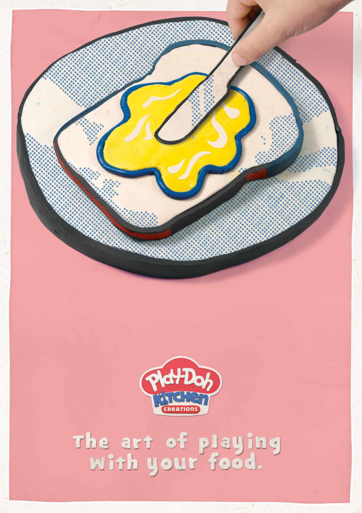 Play-Doh Print Ad - Play-Doh's Kitchen Creations - Lichtenstein