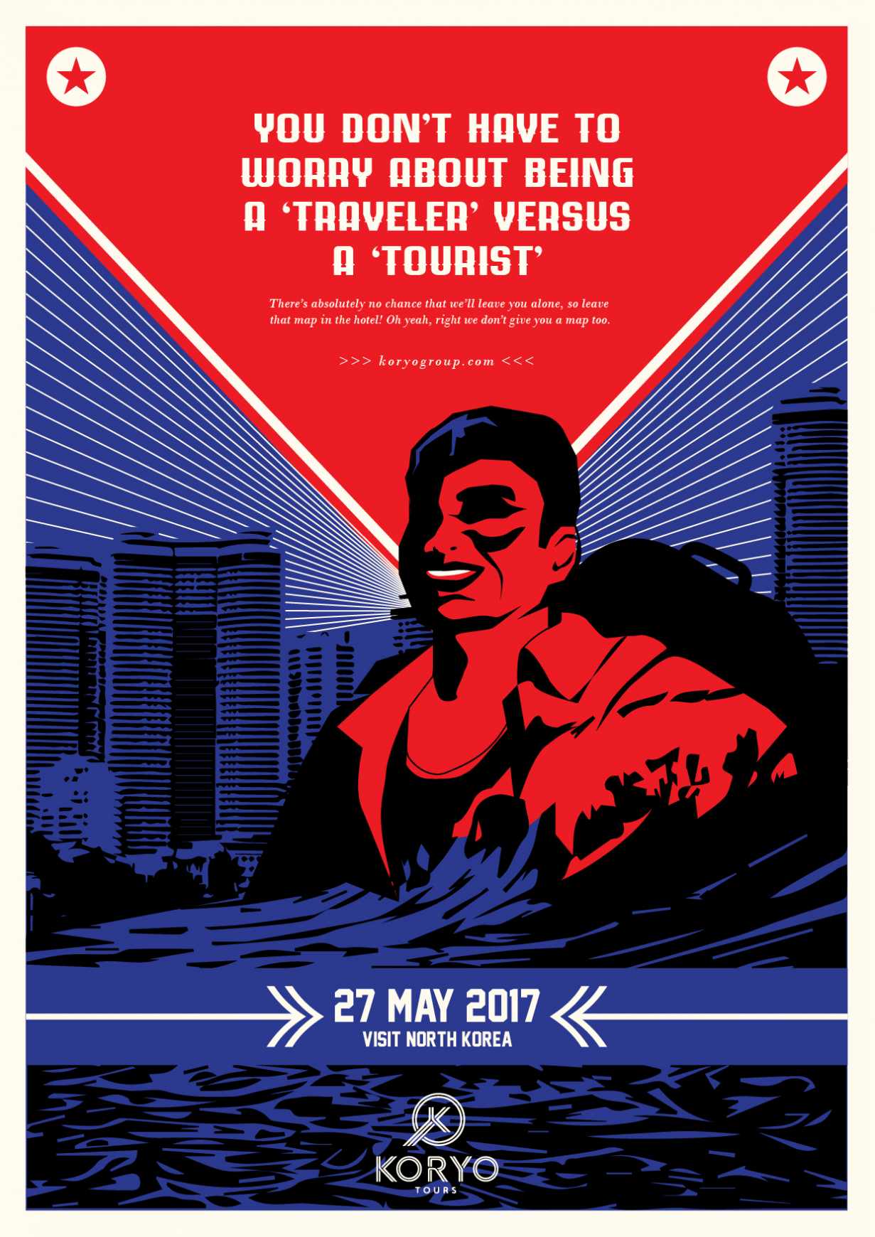 Koryo Tours Print Ad - North Korea Tourism - Tourist 
