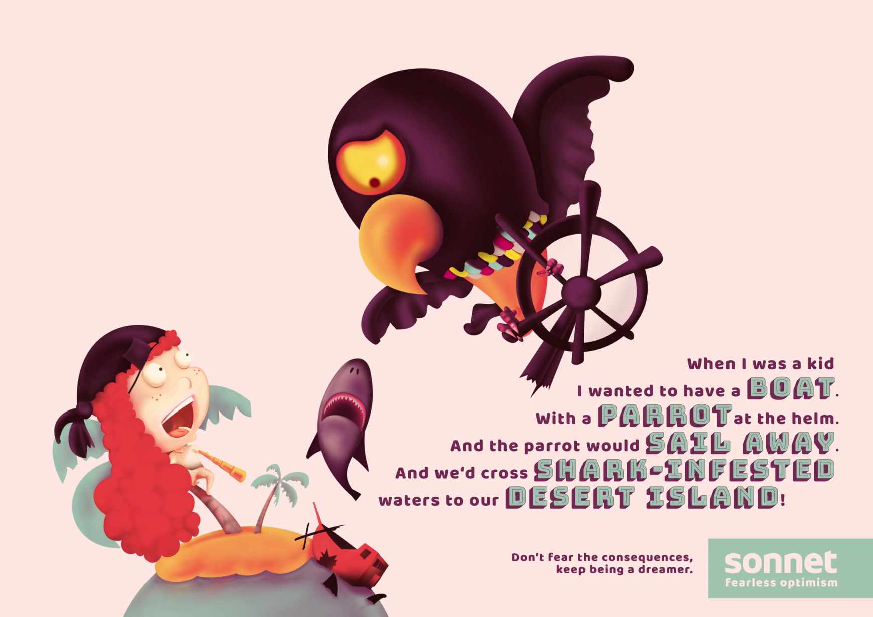 Sonnet Print Ad - Fearless Optimism, 3