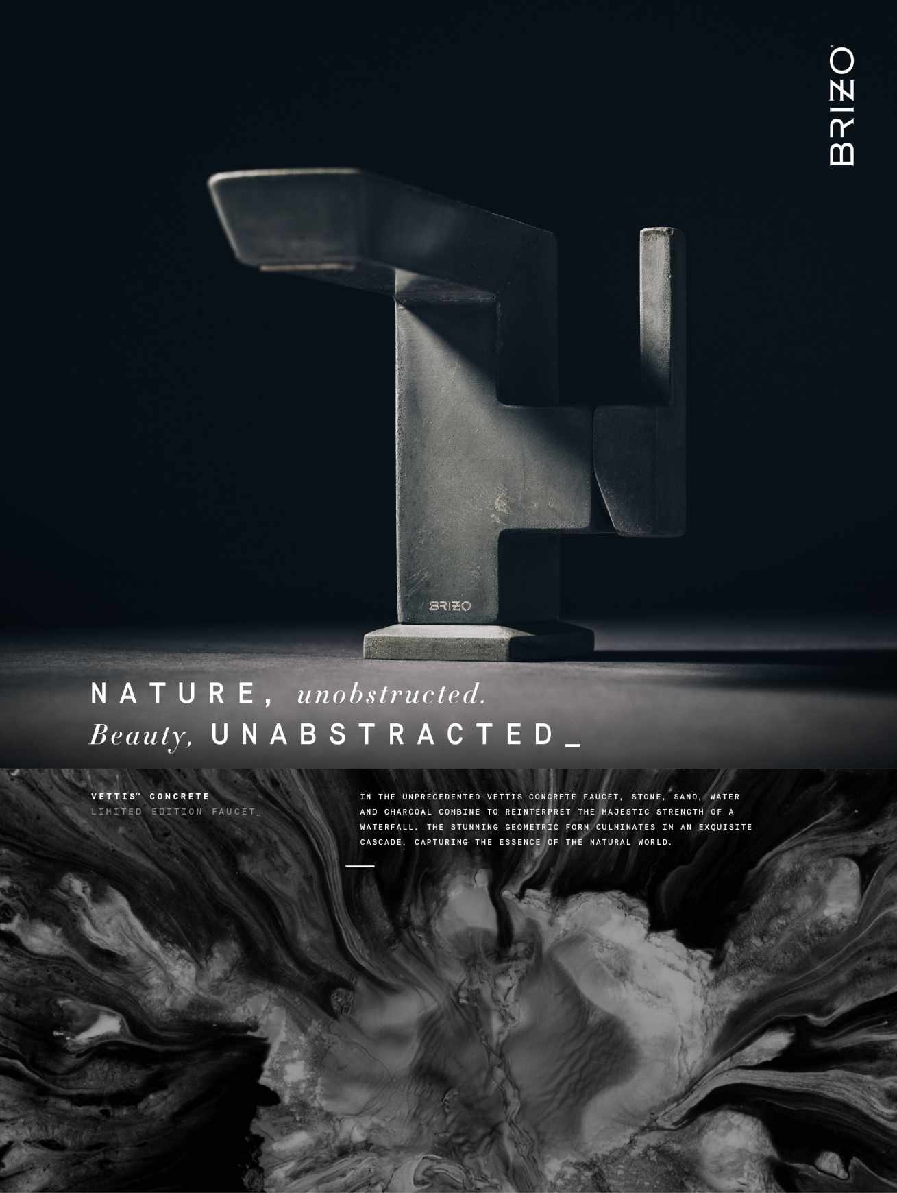 Brizo Integrated Ad - #TheBeautyofConcrete