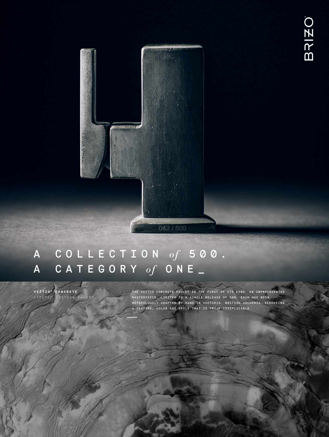 Brizo Integrated Ad - #TheBeautyofConcrete