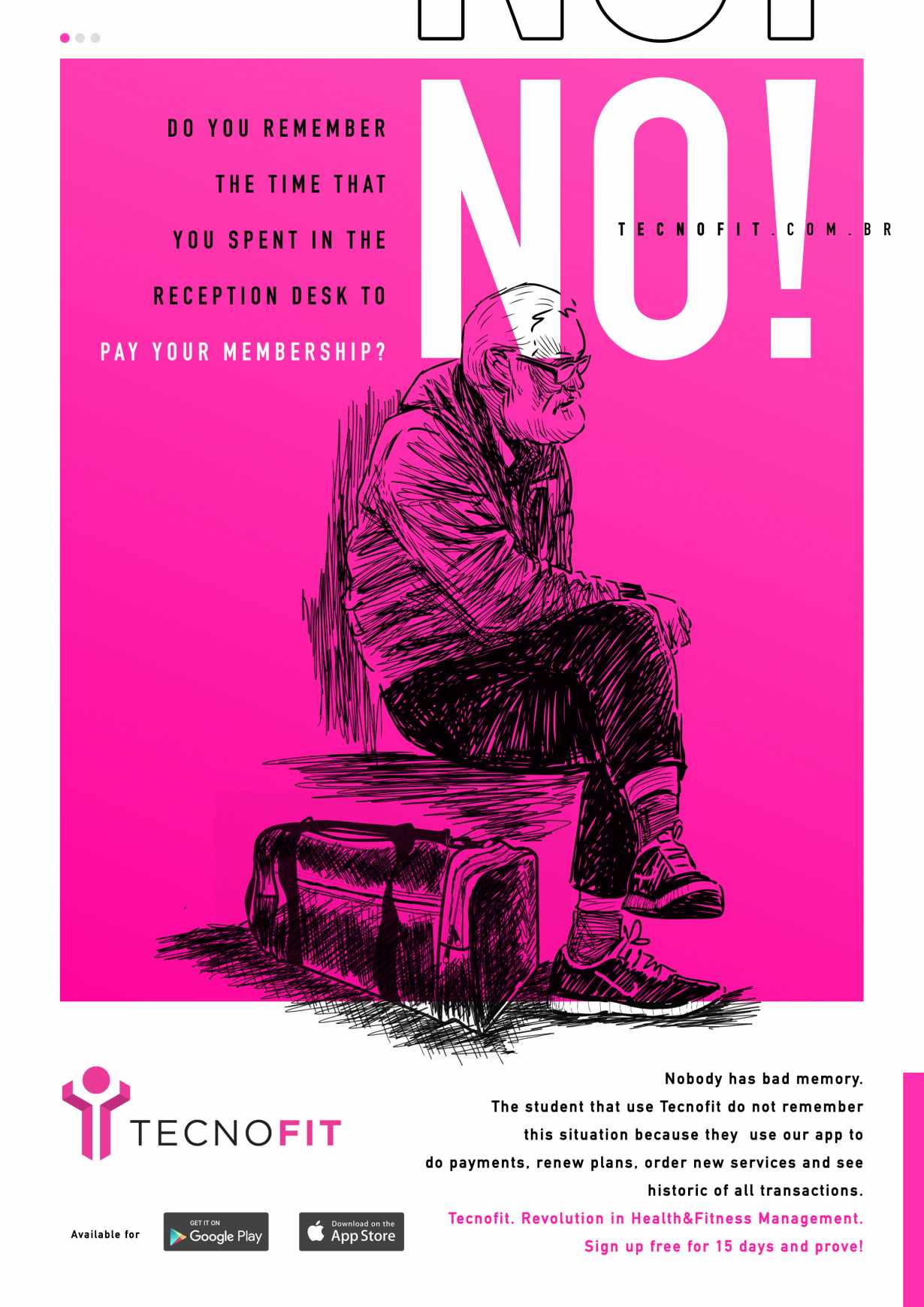 Tecnofit Print Ad - App New Feature, 1