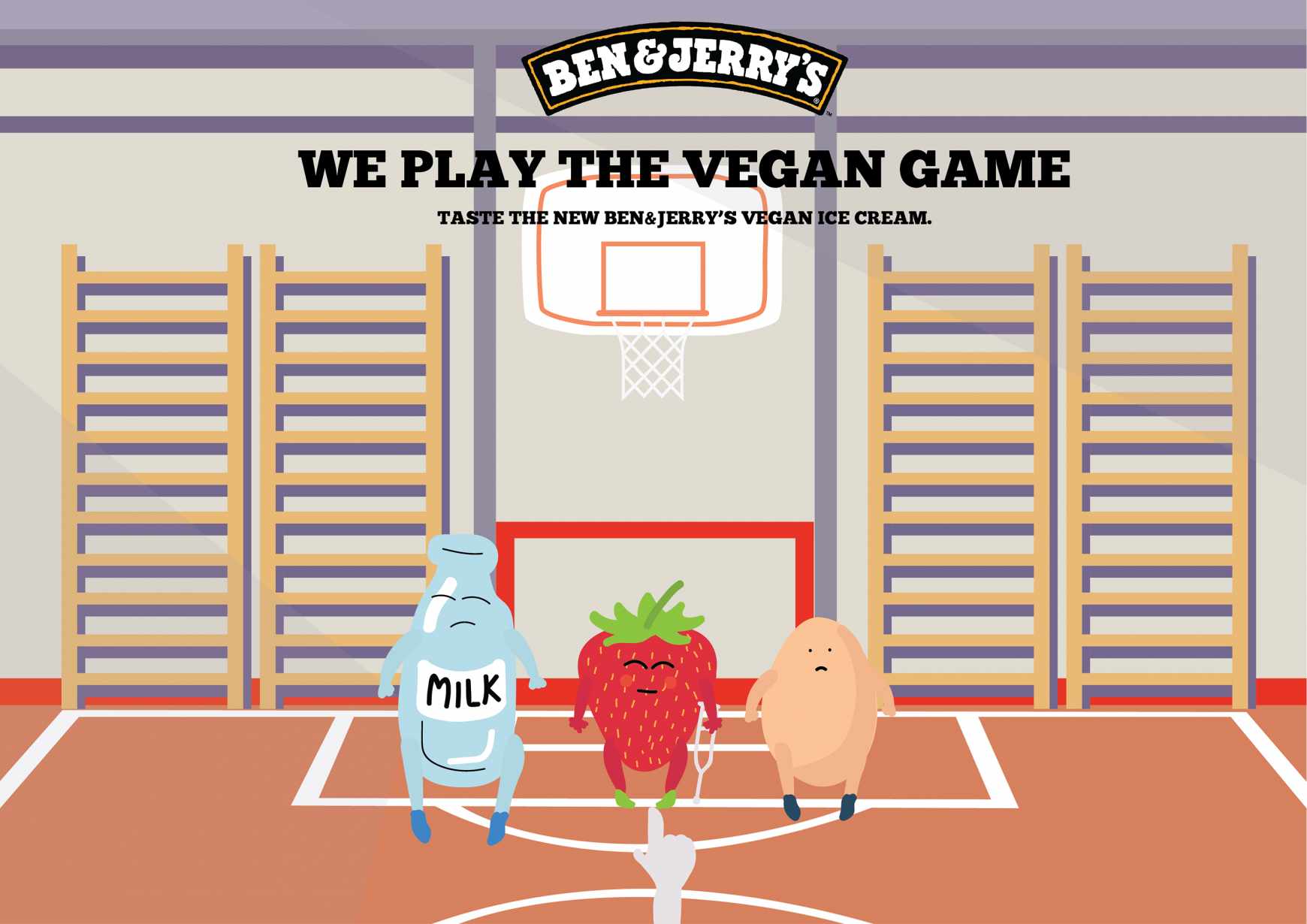 Ben &amp; Jerry's Print Ad - Vegan Game
