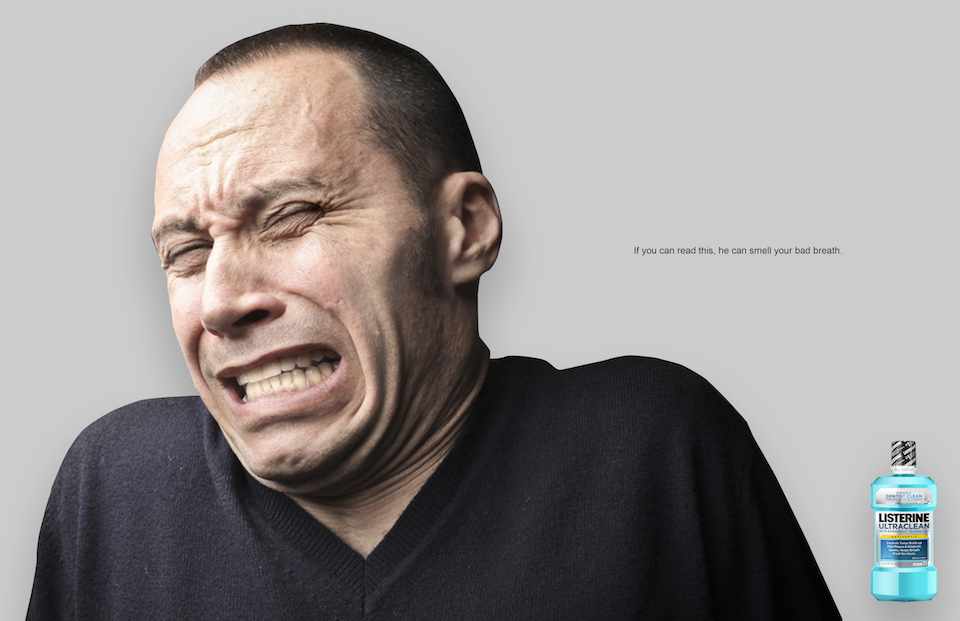 Listerine Print Ad - Bad Breath Blah!
