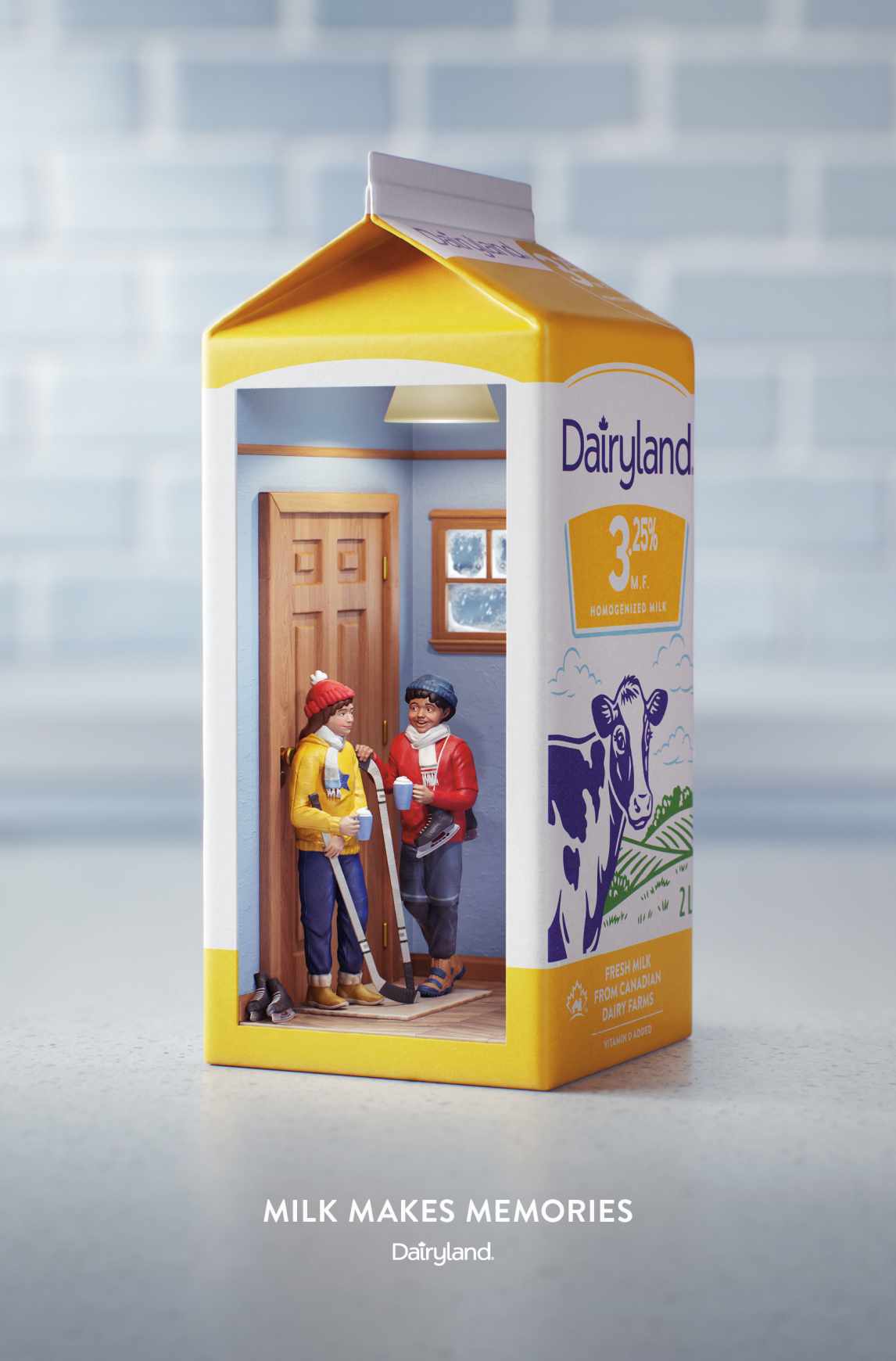Dairyland Outdoor Ad - Hockey 