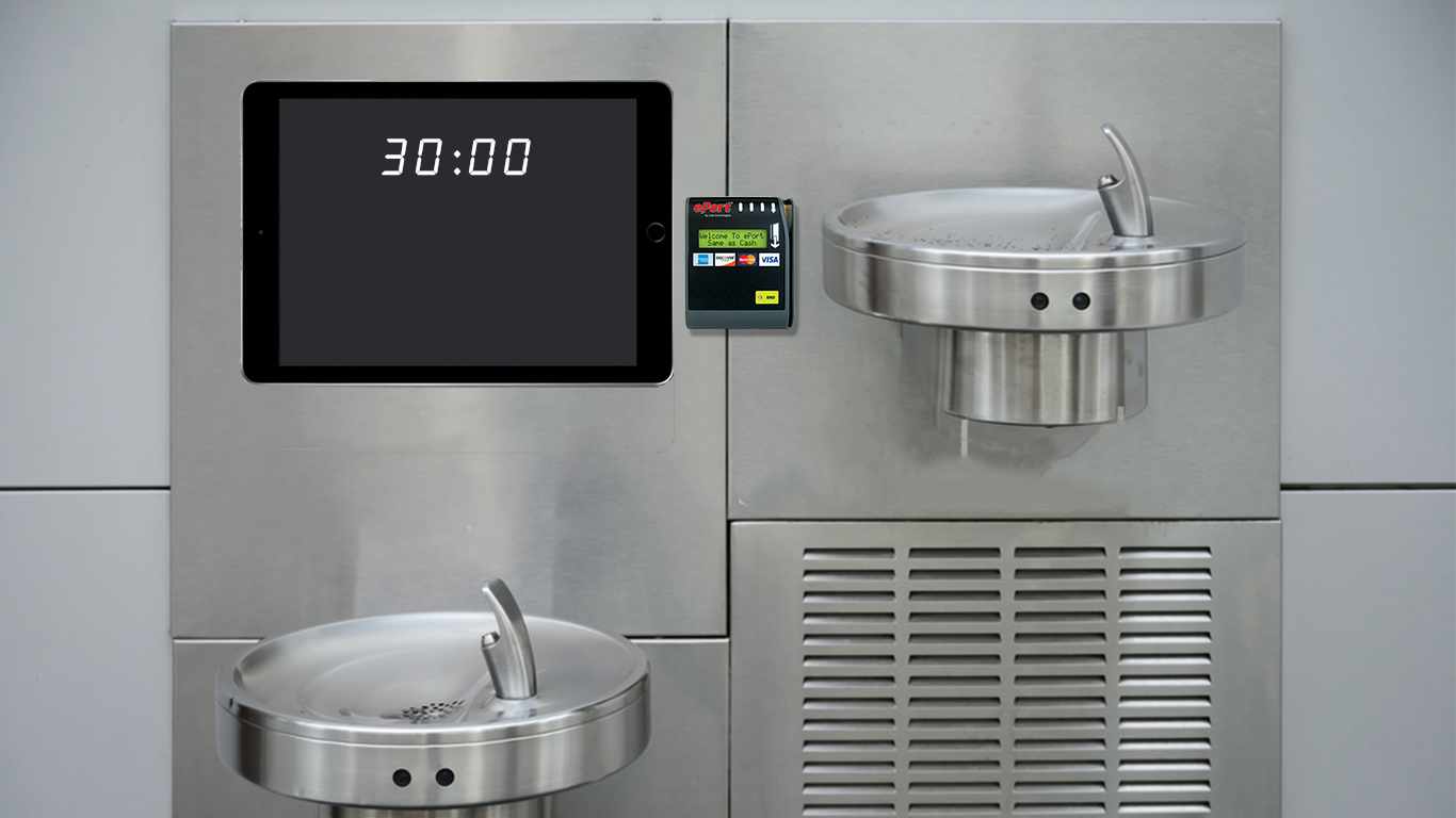 WaterAid Outdoor Ad - 30 Minutes a Day - Water Fountain 