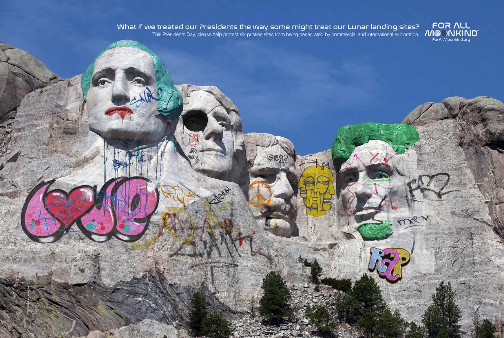 Advertisement by Lean&Mean, United States For All Moonkind Print Ad - President's Day