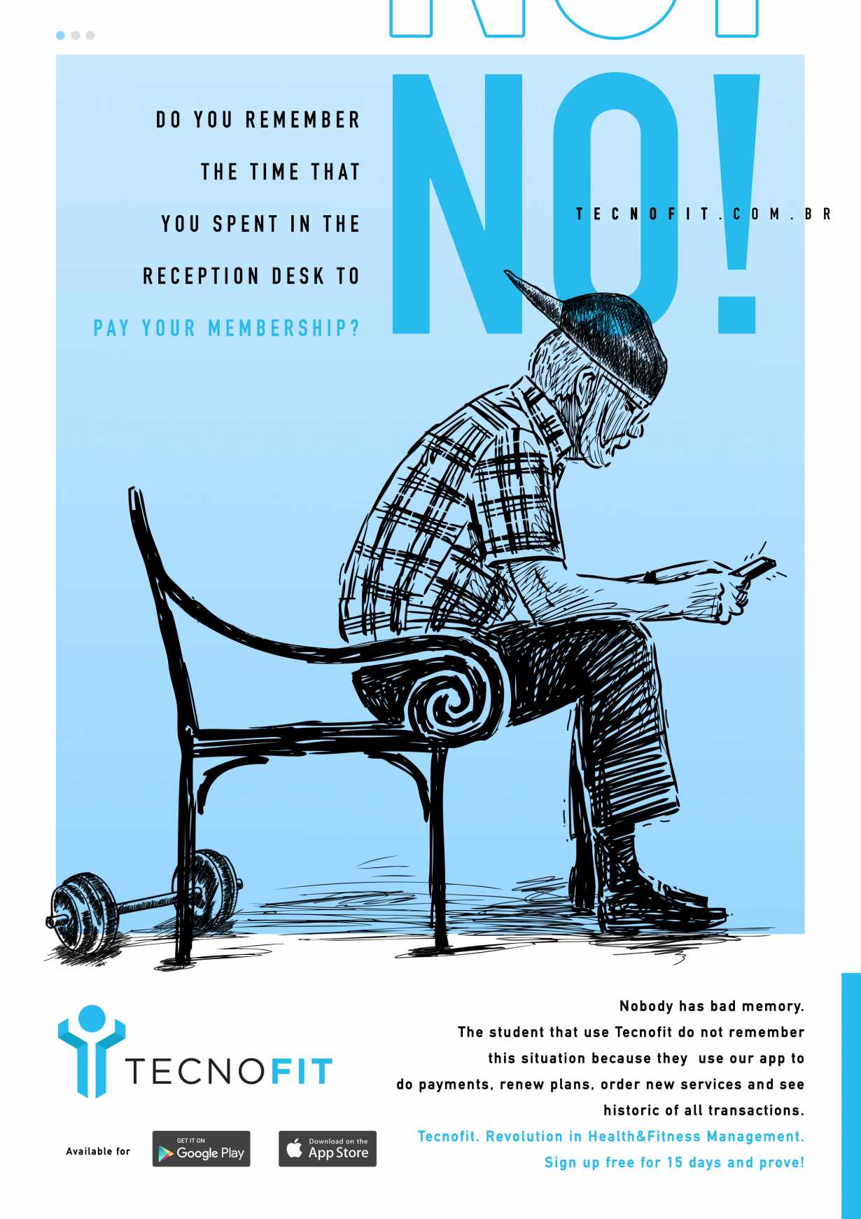 Tecnofit Print Ad - App New Feature, 2