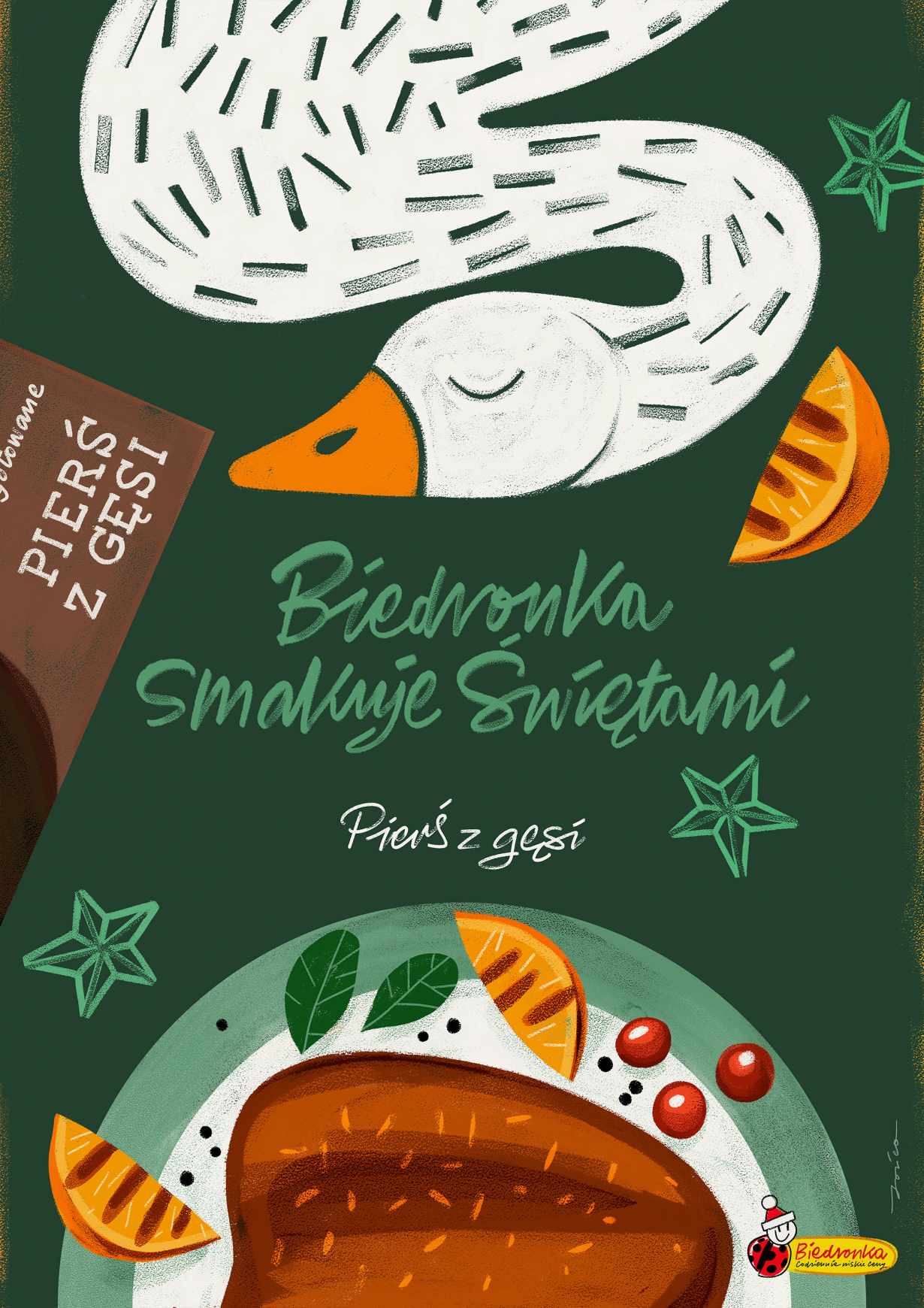 Biedronka Print Ad - Goose 